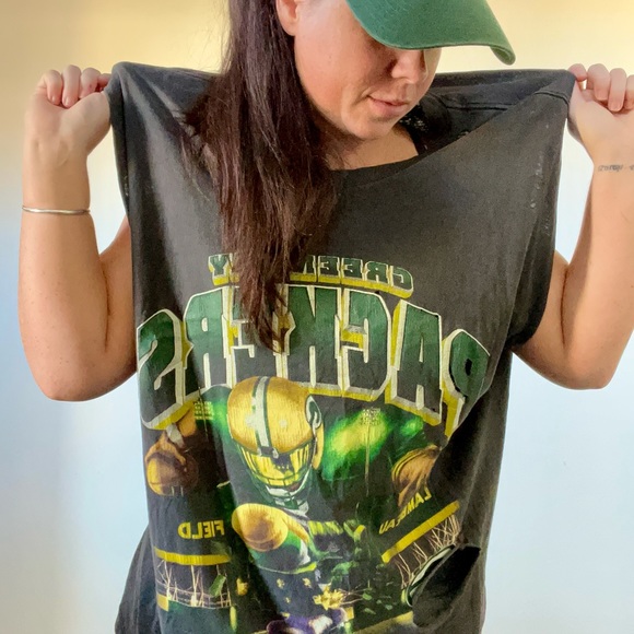 Thrashed Green Bay Packers 1994 Cutoff - Picture 2 of 6